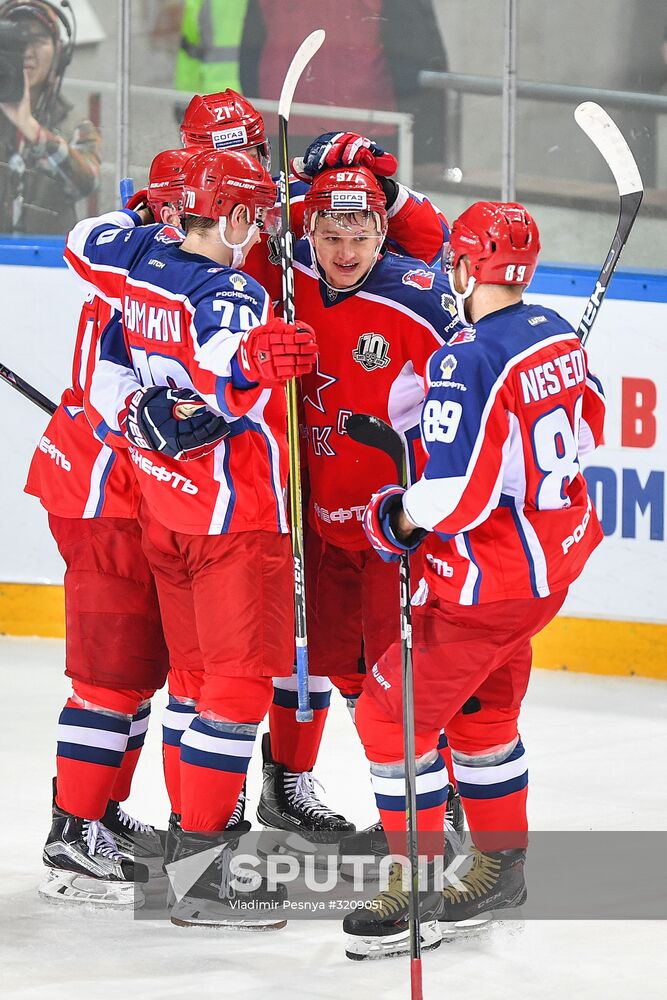 Hockey. KHL. CSKA vs Lokomotiv
