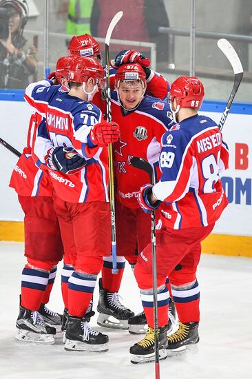 Hockey. KHL. CSKA vs Lokomotiv