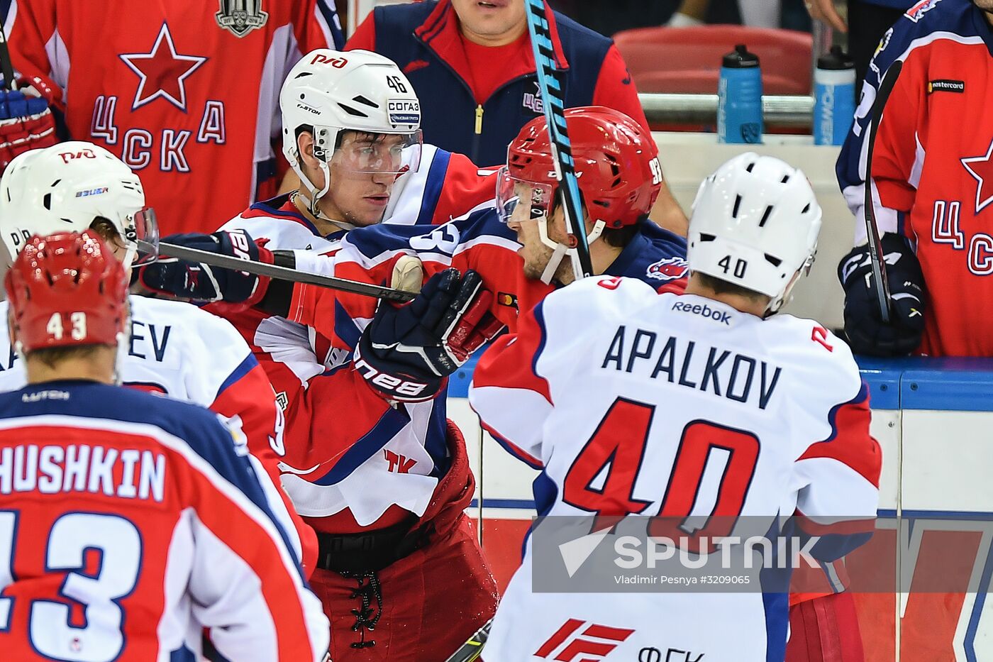 Hockey. KHL. CSKA vs Lokomotiv