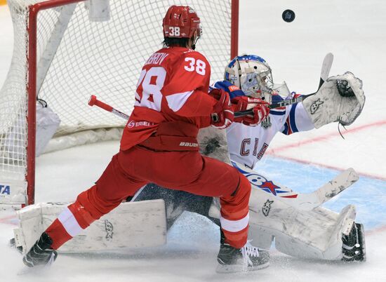 Hockey. KHL. Spartak vs SKA