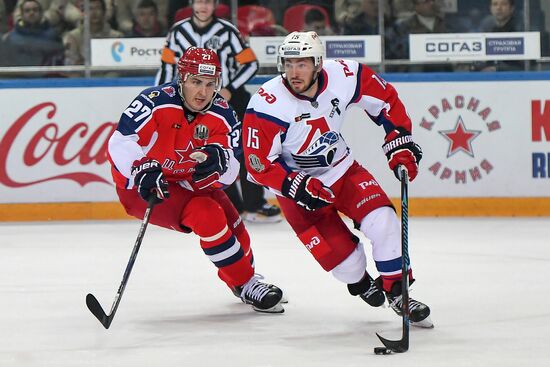 Hockey. KHL. CSKA vs Lokomotiv