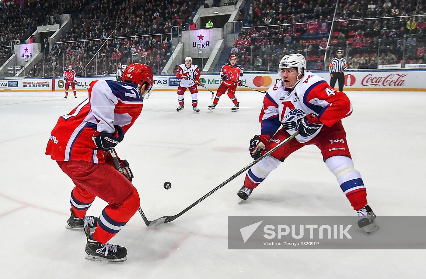 Hockey. KHL. CSKA vs Lokomotiv