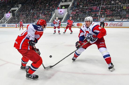 Hockey. KHL. CSKA vs Lokomotiv