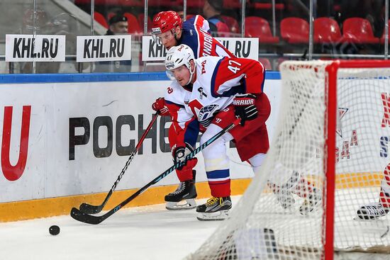 Hockey. KHL. CSKA vs Lokomotiv