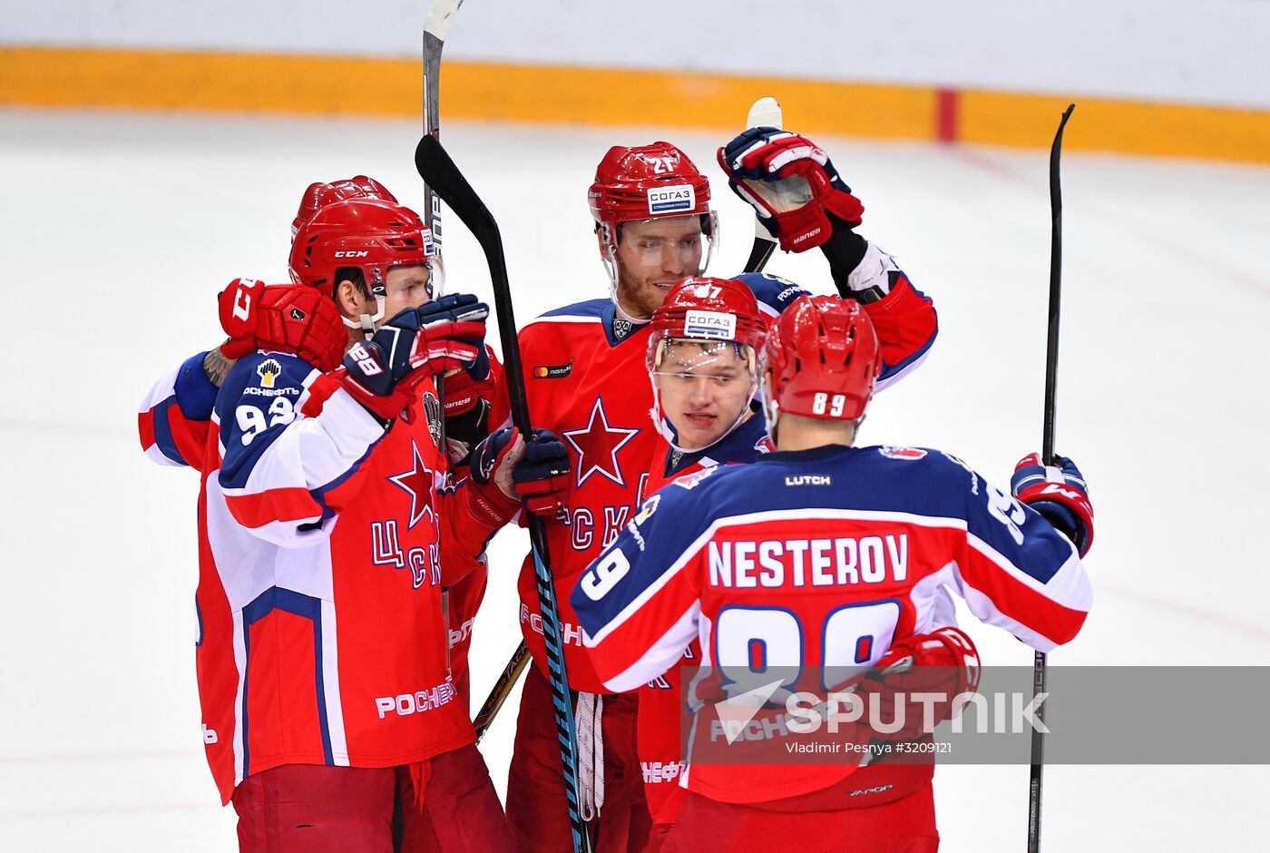 Hockey. KHL. CSKA vs Lokomotiv