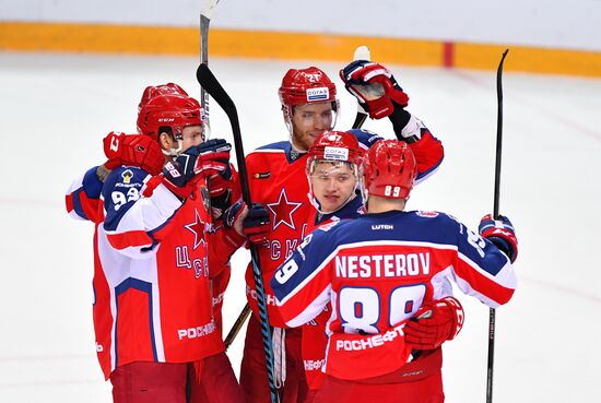 Hockey. KHL. CSKA vs Lokomotiv