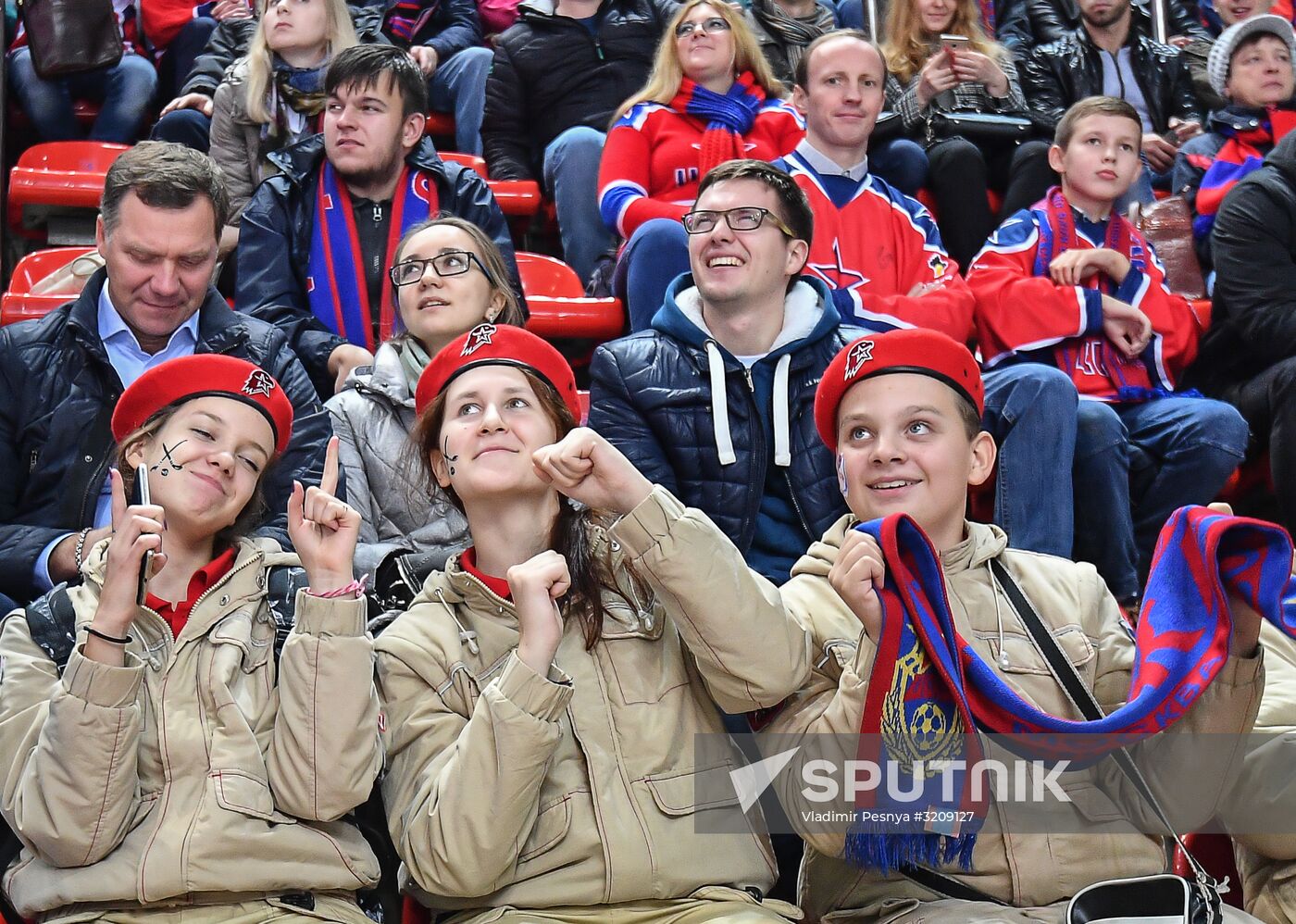 Hockey. KHL. CSKA vs Lokomotiv