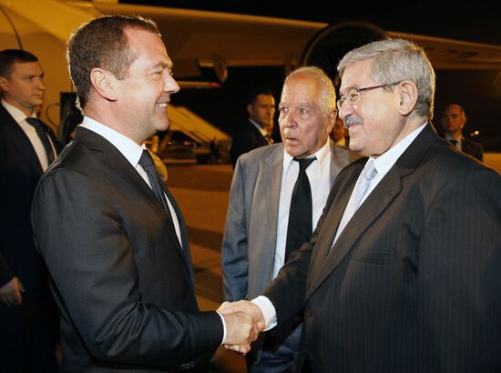 Prime Minister Dmitry Medvedev's official visit to Algeria