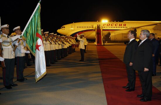 Prime Minister Dmitry Medvedev's official visit to Algeria