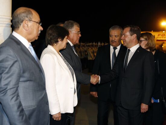 Prime Minister Dmitry Medvedev's official visit to Algeria