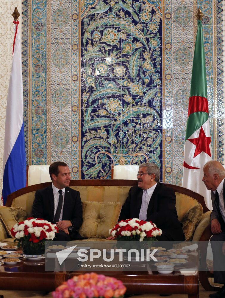 Prime Minister Dmitry Medvedev's official visit to Algeria