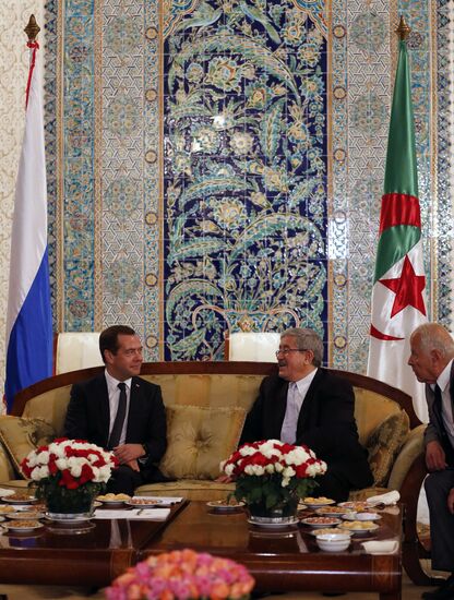 Prime Minister Dmitry Medvedev's official visit to Algeria