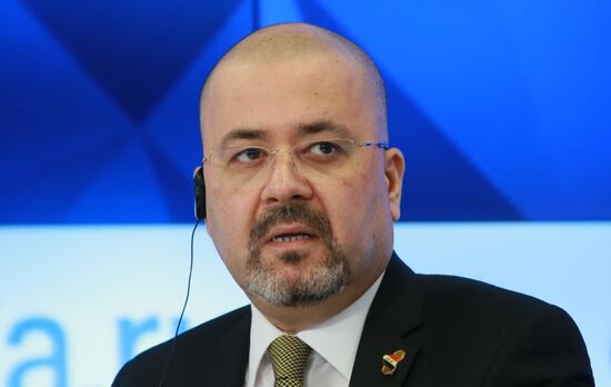 News conference with Iraqi Ambassador to Russia Haidar Mansour Hadi