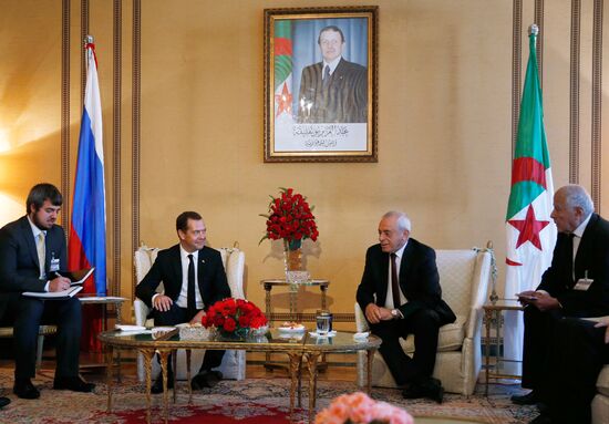 Prime Minister Dmitry Medvedev's official visit to Algeria. Day two