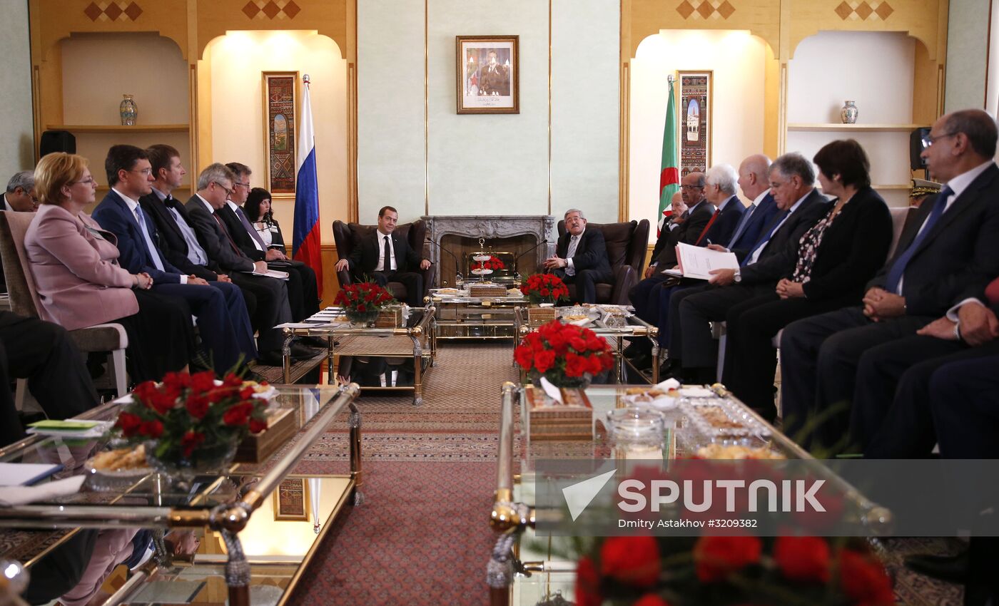 Prime Minister Dmitry Medvedev's official visit to Algeria. Day two