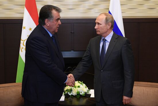 President Vladimir Putin's meeting with President of Tajikistan Emomali Rahmon