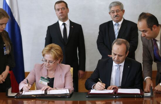 Prime Minister Dmitry Medvedev's official visit to Algeria. Day two
