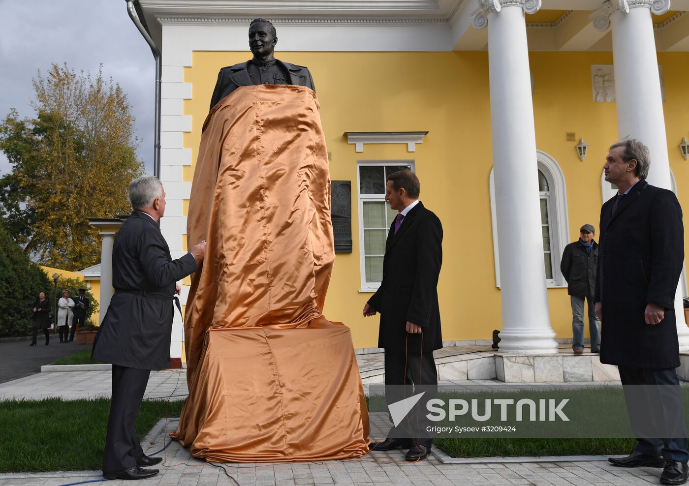 Opening of monument to head of Soviet foreign intelligence during Great Patriotic War Pavel Fitin