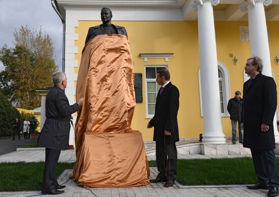 Opening of monument to head of Soviet foreign intelligence during Great Patriotic War Pavel Fitin