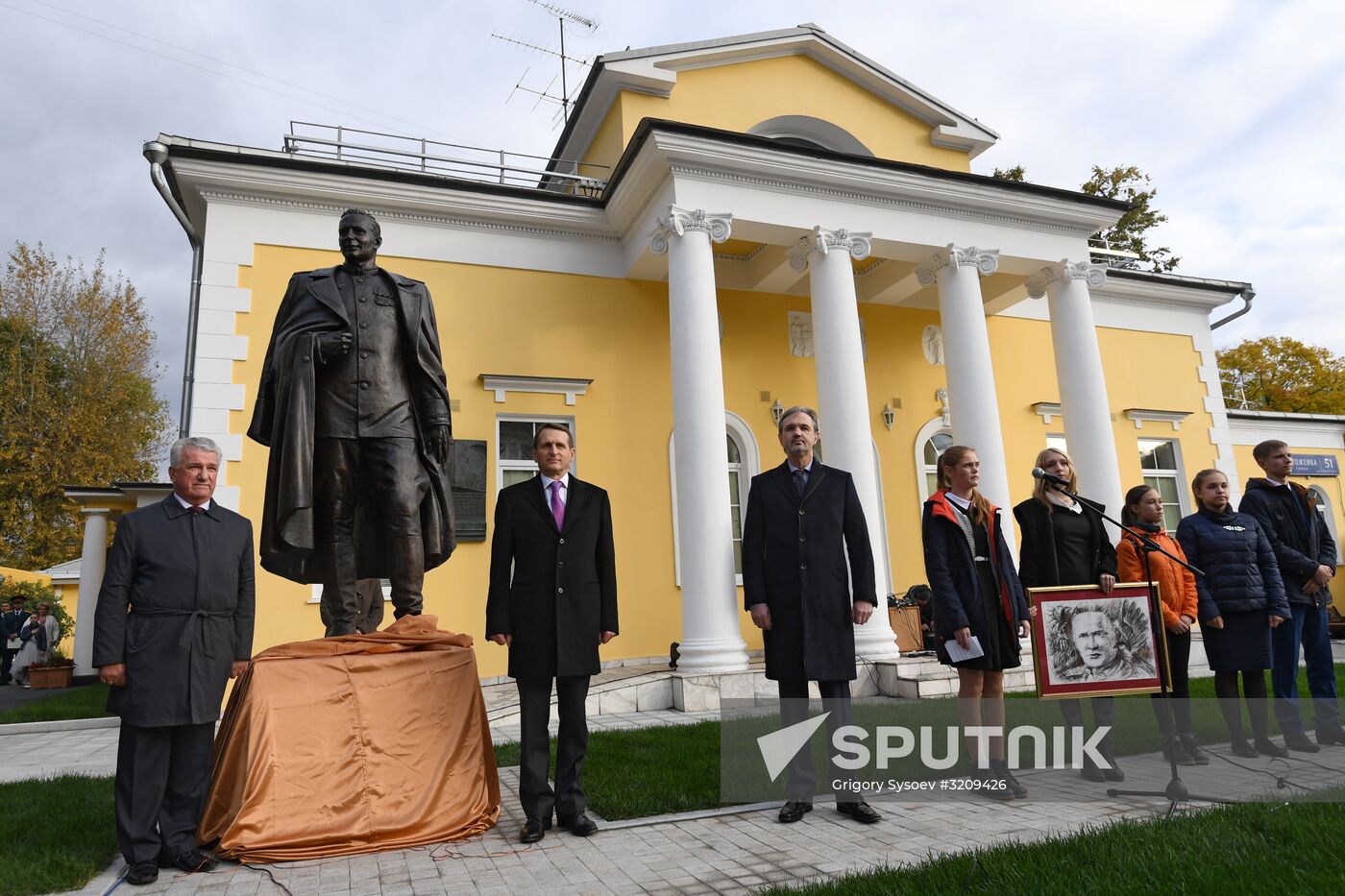 Opening of monument to head of Soviet foreign intelligence during Great Patriotic War Pavel Fitin