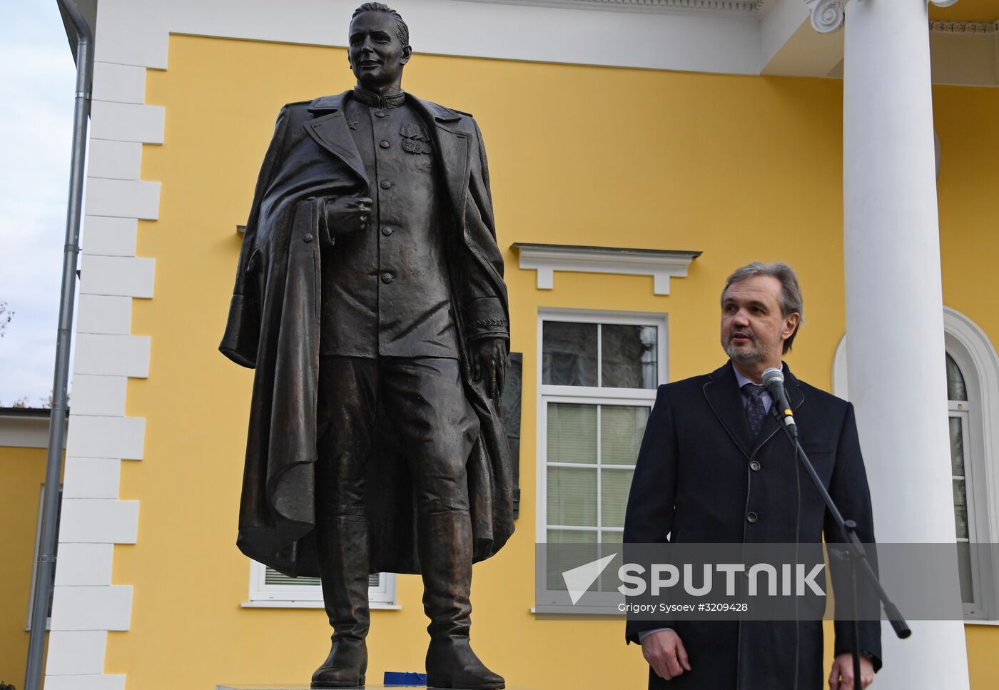 Opening of monument to head of Soviet foreign intelligence during Great Patriotic War Pavel Fitin