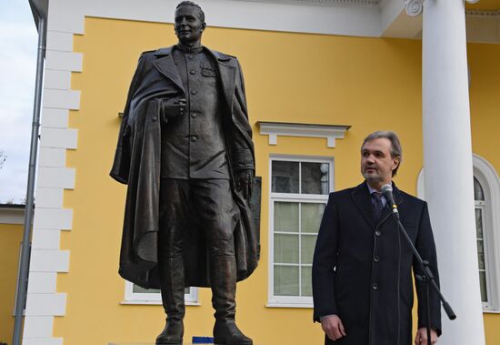 Opening of monument to head of Soviet foreign intelligence during Great Patriotic War Pavel Fitin