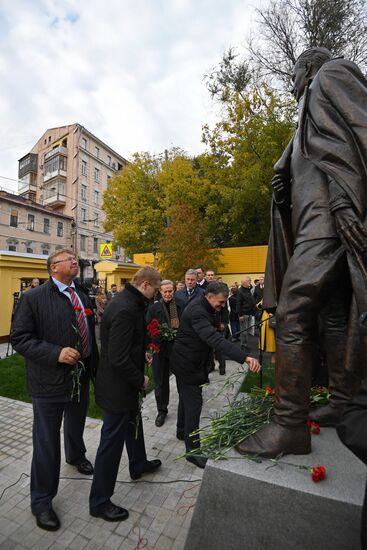 Opening of monument to head of Soviet foreign intelligence during Great Patriotic War Pavel Fitin