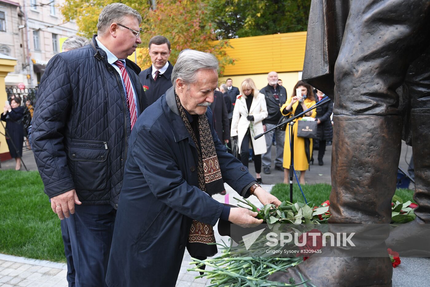 Opening of monument to head of Soviet foreign intelligence during Great Patriotic War Pavel Fitin