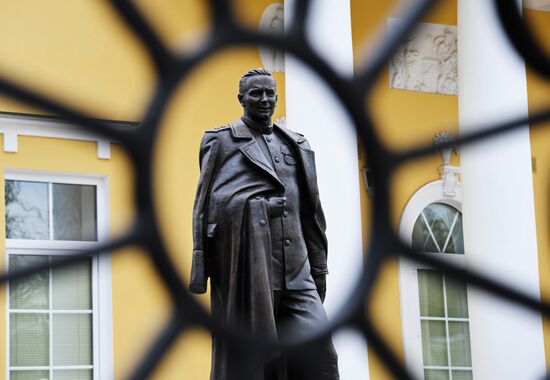 Opening of monument to head of Soviet foreign intelligence during Great Patriotic War Pavel Fitin