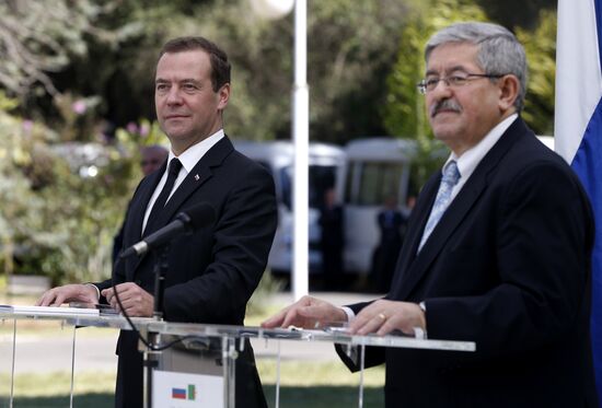 Prime Minister Dmitry Medvedev's official visit to Algeria. Day two