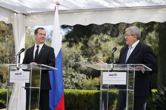 Prime Minister Dmitry Medvedev's official visit to Algeria. Day two