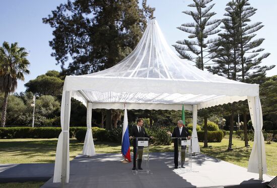 Prime Minister Dmitry Medvedev's official visit to Algeria. Day two