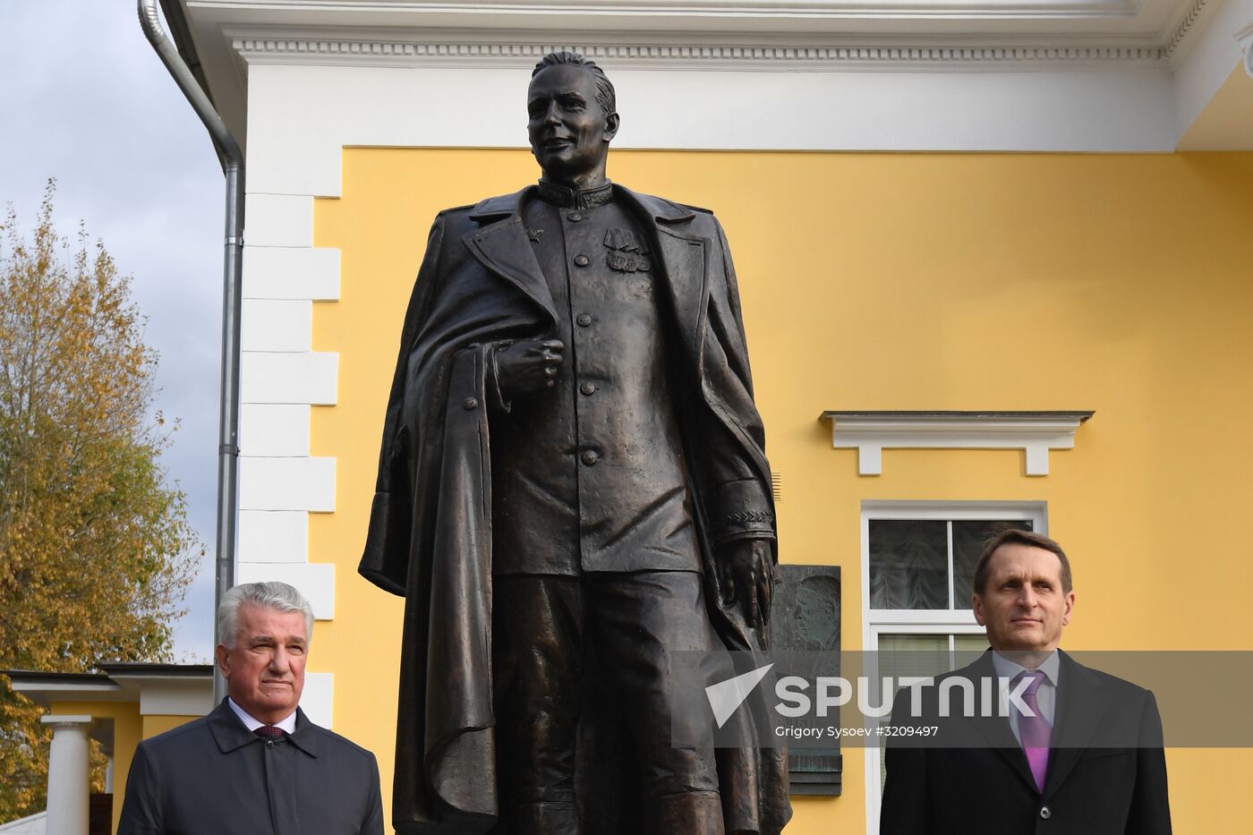 Opening of monument to head of Soviet foreign intelligence during Great Patriotic War Pavel Fitin