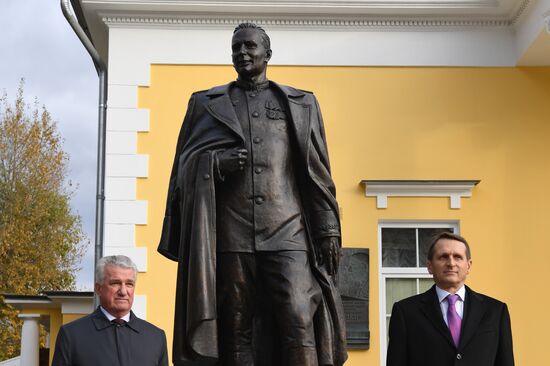 Opening of monument to head of Soviet foreign intelligence during Great Patriotic War Pavel Fitin