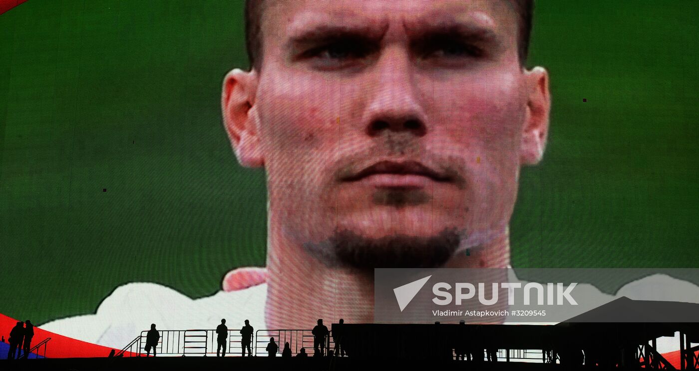 Football. Friendly match. Russia vs. Iran
