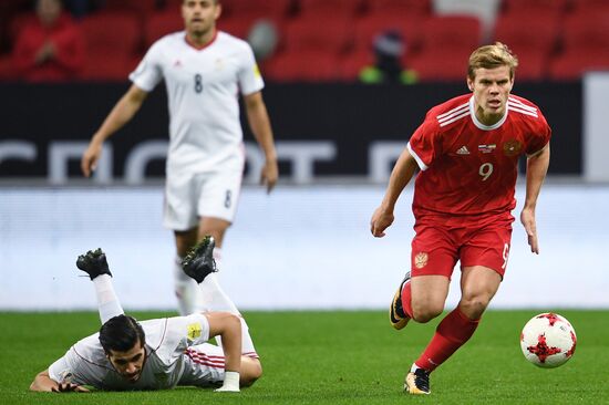 Football. Friendly match. Russia vs. Iran