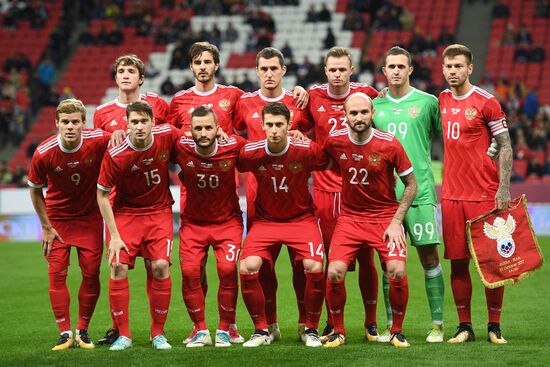 Football. Friendly match. Russia vs. Iran