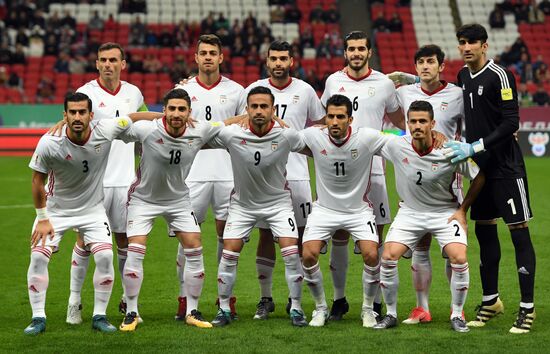 Football. Friendly match. Russia vs. Iran