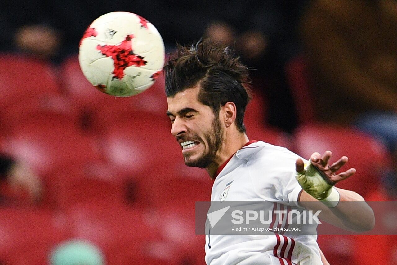 Football. Friendly match. Russia vs. Iran