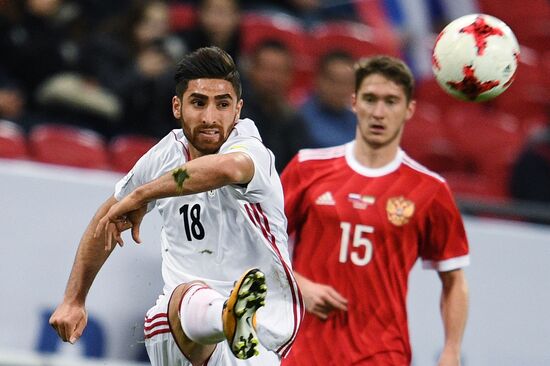 Football. Friendly match. Russia vs. Iran