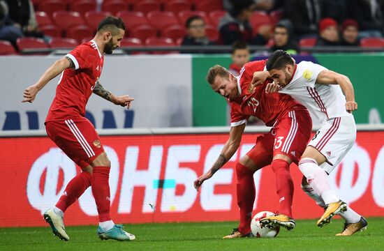 Football. Friendly match. Russia vs. Iran