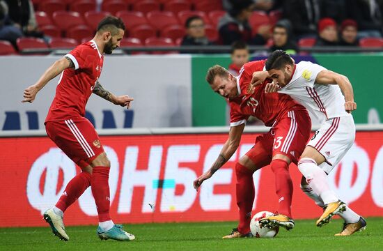 Football. Friendly match. Russia vs. Iran