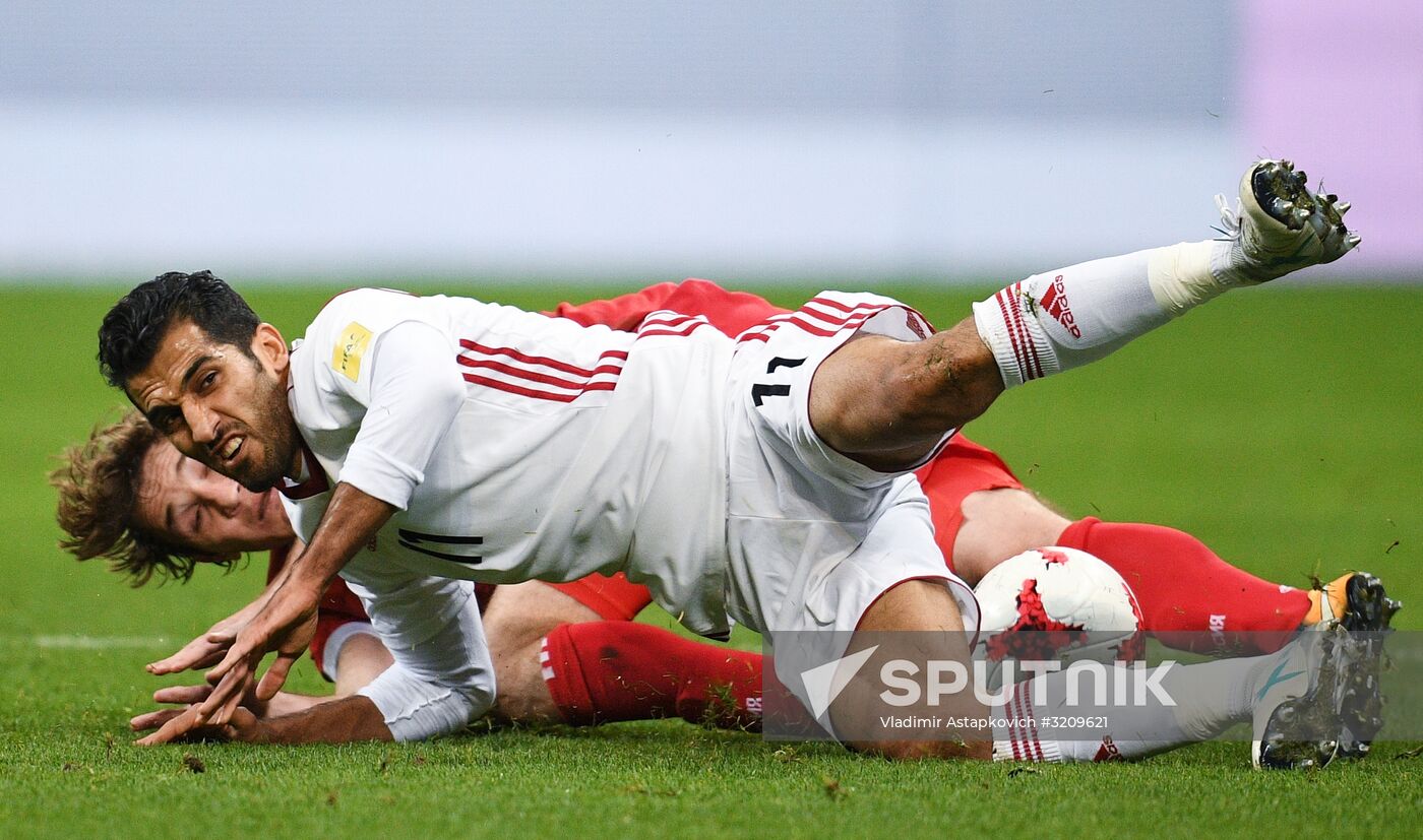 Football. Friendly match. Russia vs. Iran