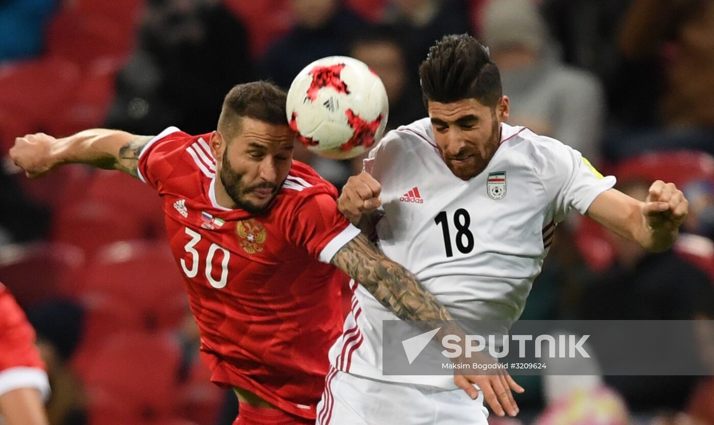 Football. Friendly match. Russia vs. Iran