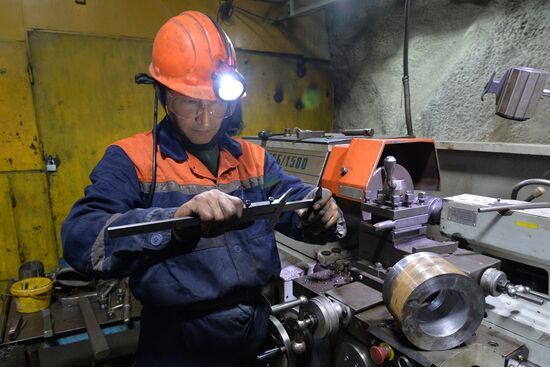Copper mining in Chelyabinsk Region