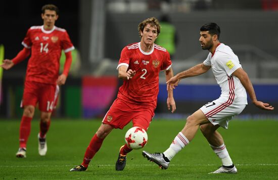 Football. Friendly match. Russia vs. Iran