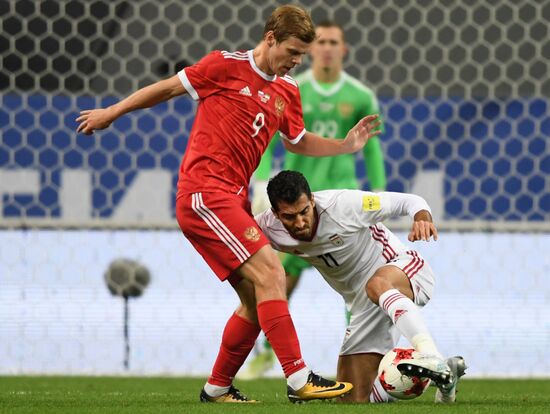Football. Friendly match. Russia vs. Iran