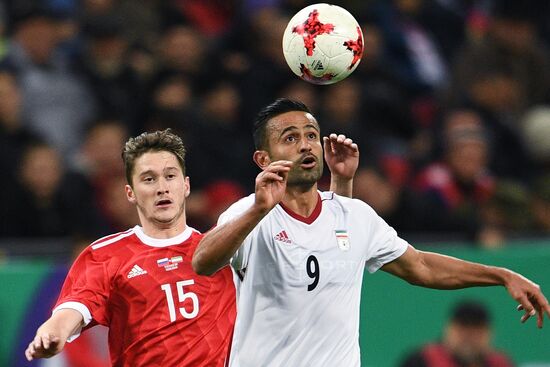 Football. Friendly match. Russia vs. Iran