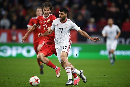 Football. Friendly match. Russia vs. Iran