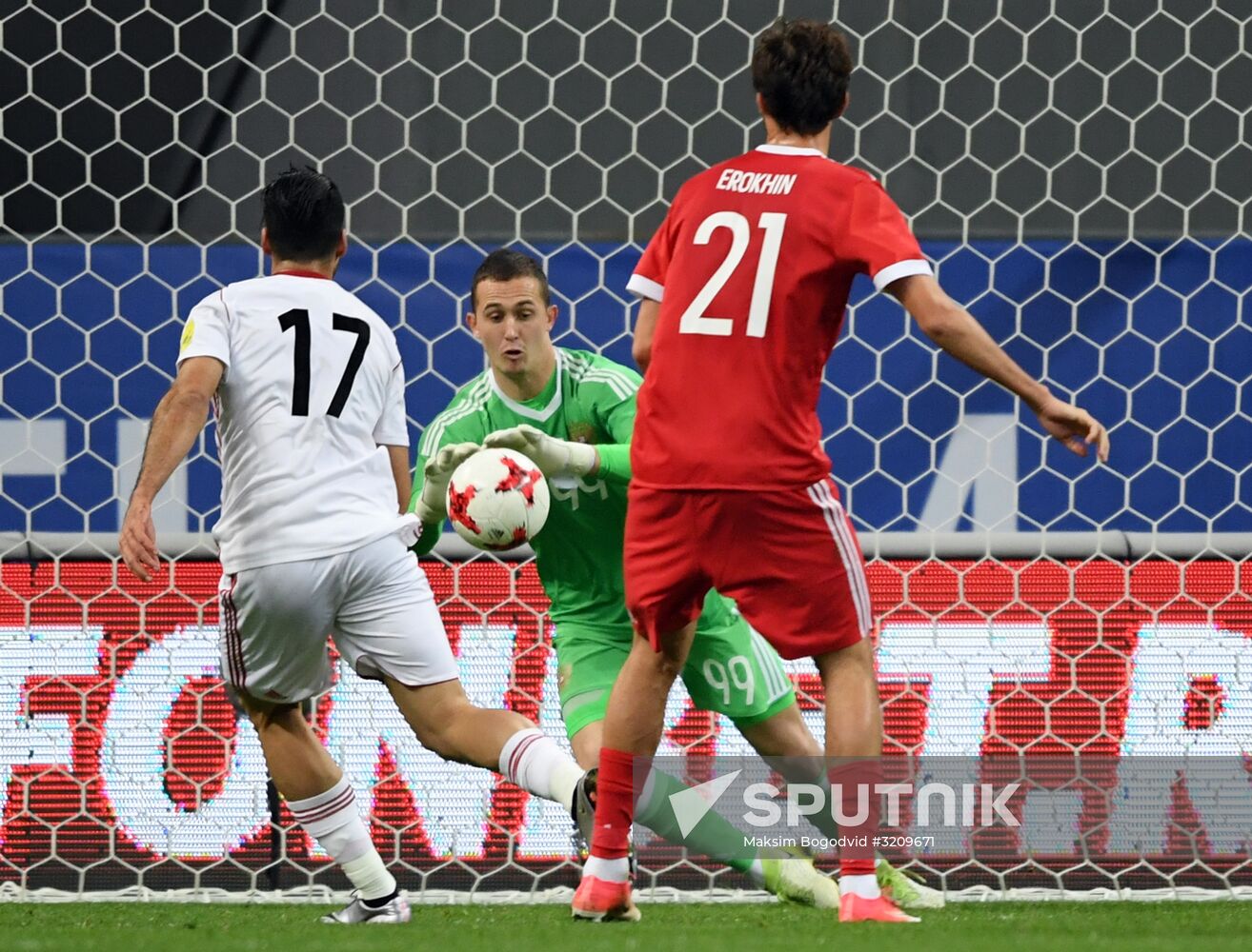 Football. Friendly match. Russia vs. Iran